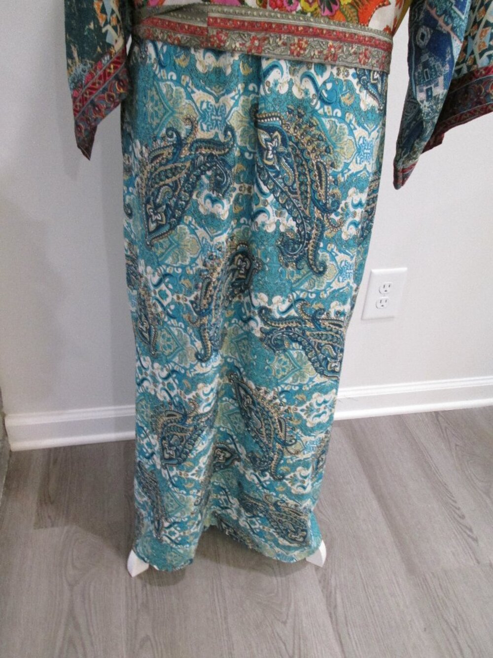 Karma Highway Printed Viscose Kimono – Made in India – NWT - Picture 5 of 9